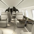 Spacious and Comfortable Seating for Luxury Private Jet Travel